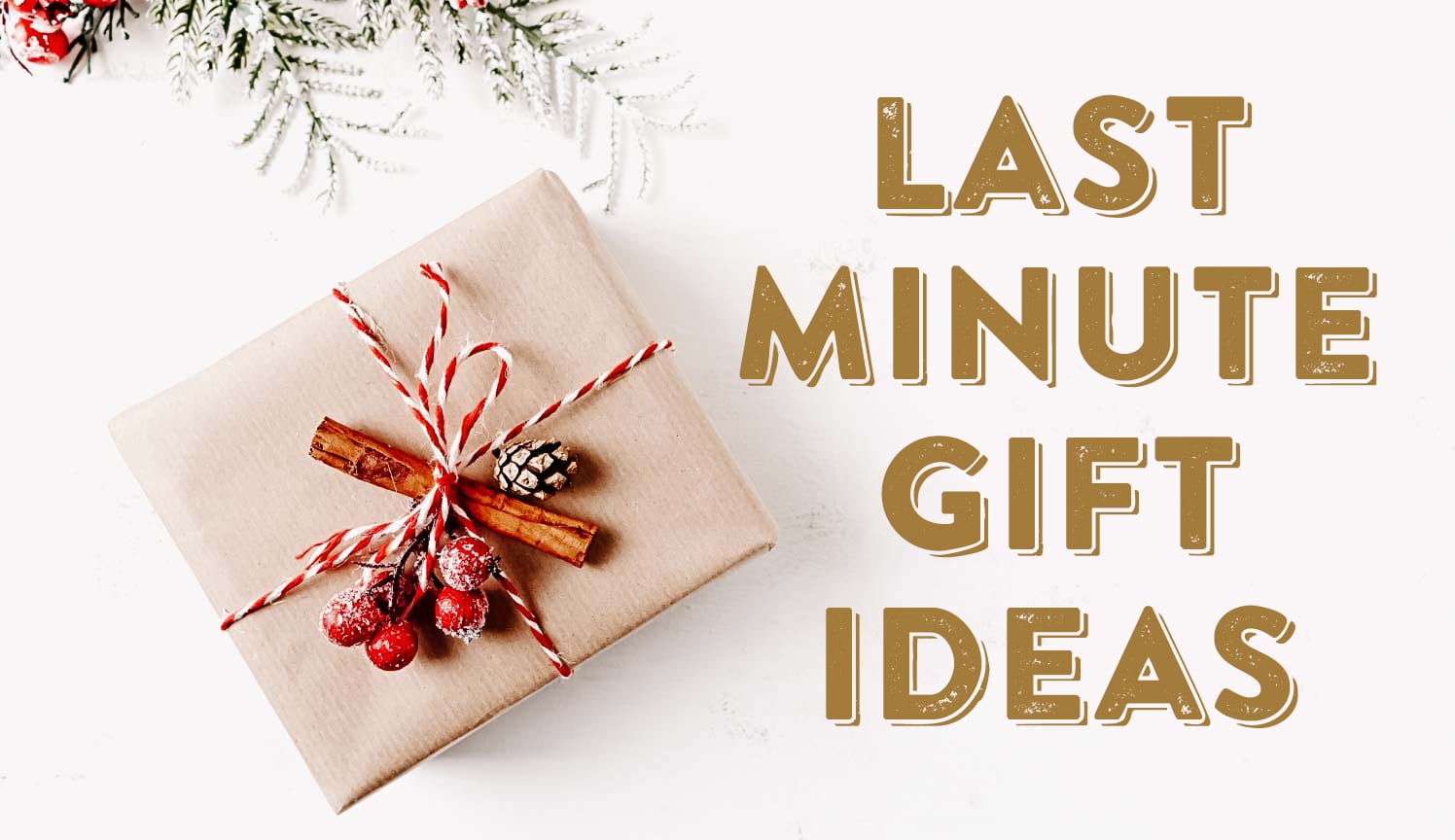 LAST MINUTE  Gift Guide